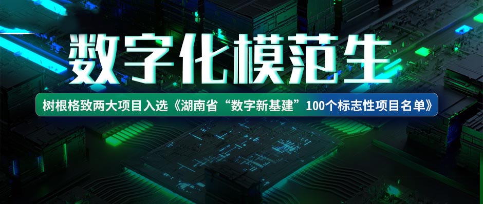 数字化模范生！树根格致两大项目获评省级标志性项目